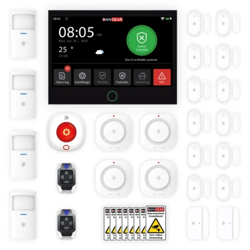 DanGear PREMIUM Alarmsystem +250m2