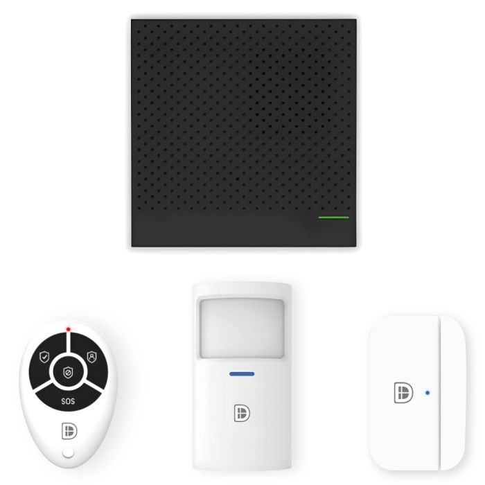 DanGear WiFi alarmsystem til lejlighed mini pakke