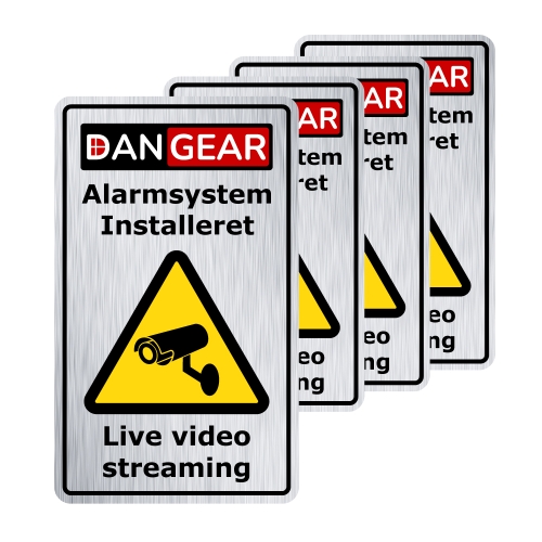 DanGear-alarmsystem-installeret-skilt-i-aluminium-4-pack-