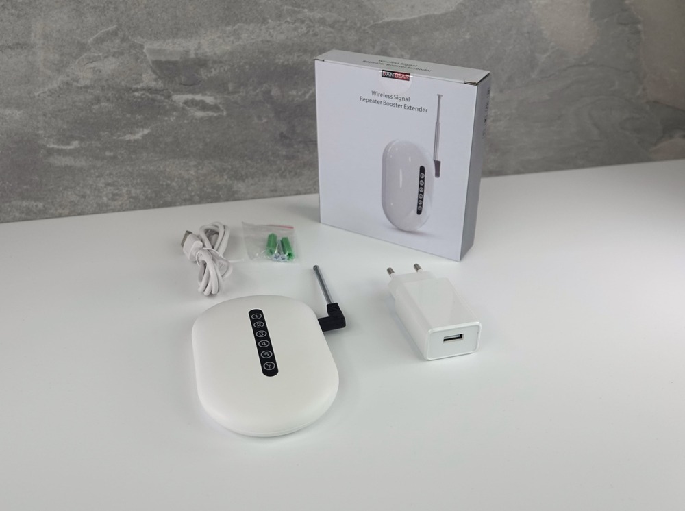 DanGear radiofrekvensforstærker monteret pakken indeholder