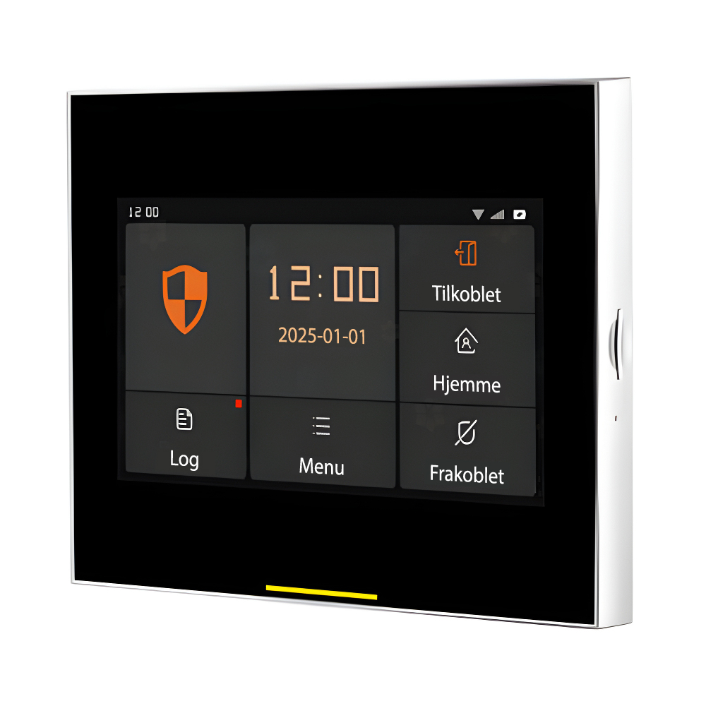 DanGear HEIMDAL WiFi og 4G touchskærm alarmpanel til alarmsystem