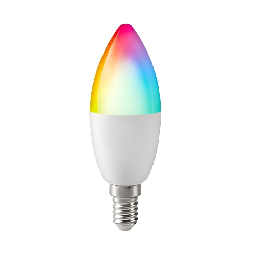 Qsmart E14 smart LED pære med RGB og WiFi Bluetooth