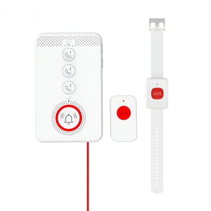 4G tryghedsalarm med simkort og SOS knap og armbånd sæt - Billede 2