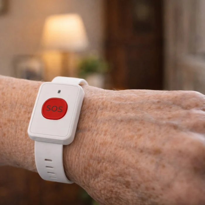 4G tryghedsalarm med simkort og SOS knap og armbånd sæt - Billede 5