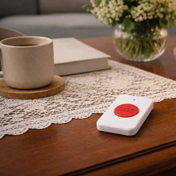 4G tryghedsalarm med simkort og SOS knap og armbånd sæt - Billede 4