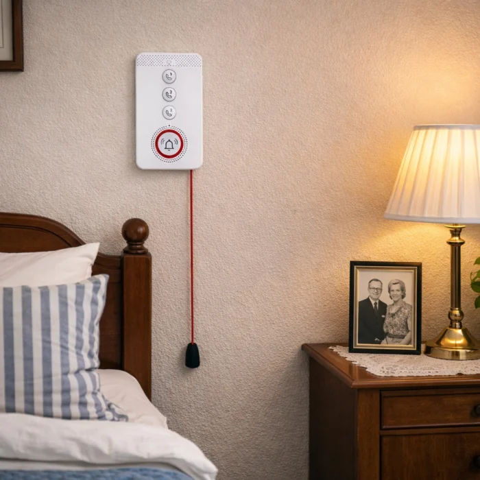 4G tryghedsalarm med simkort og SOS knap og armbånd sæt - Billede 3