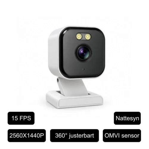 4MP overvågningskamera med magnet og specs