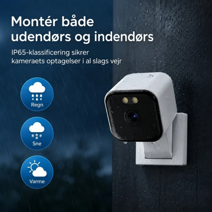 DanGear 4MP WiFi overvågningskamera med magnet - Billede 5