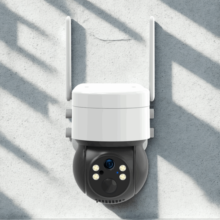 DanGear touch WiFi og 4G alarmsystem med 2 batteri PTZ kameraer lille pakke - Billede 8