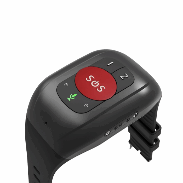 4G GPS armbånd til ældre med SIM-kort faldalarm opkaldsfunktion og SOS - Billede 3