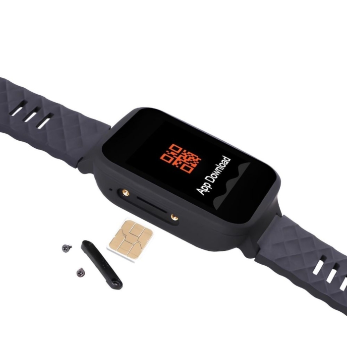 4G GPS smartwatch med faldalarm og SIM-kort opkaldsfunktion og SOS - Billede 3