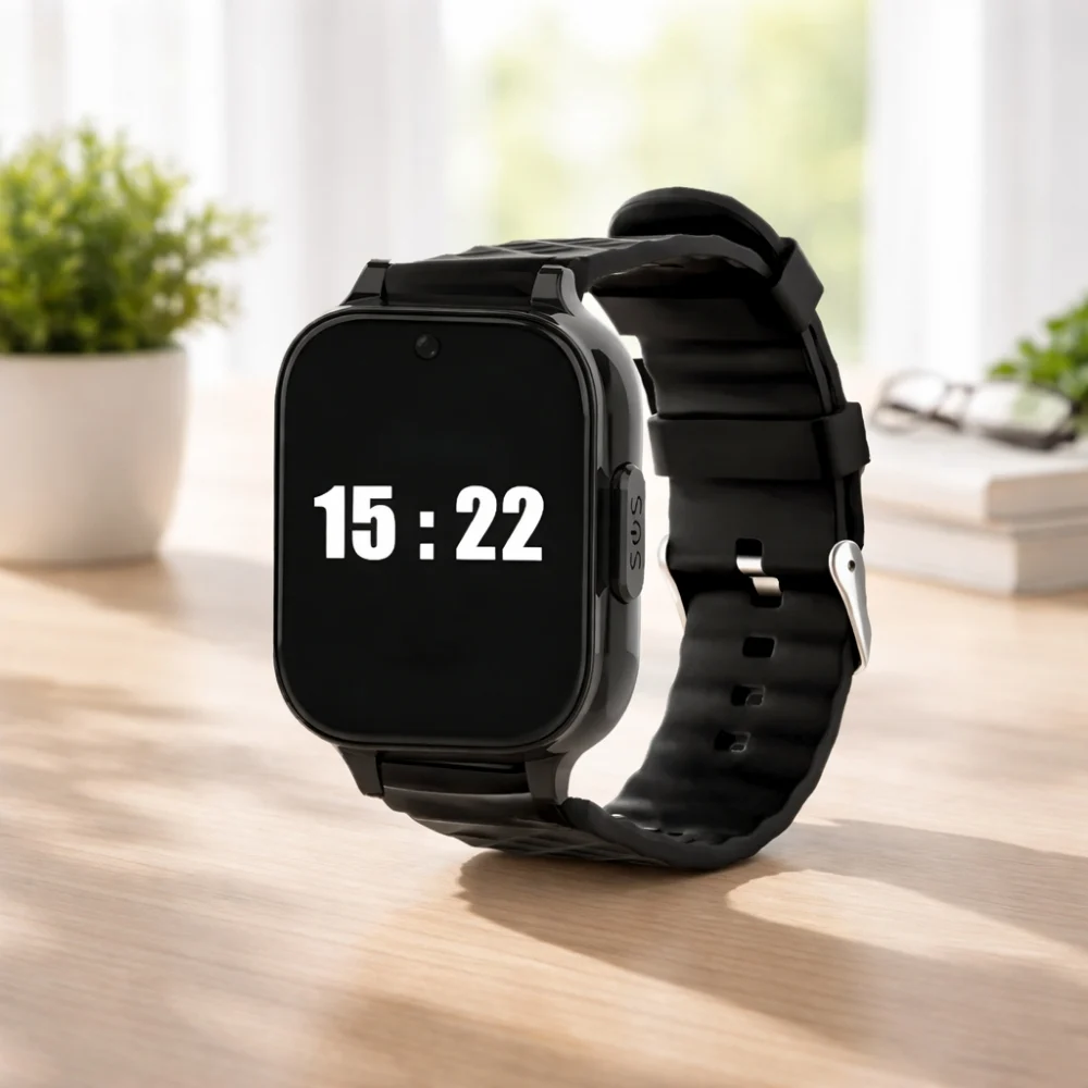 4g gps smartwatch med baggrund GPS smartwatch til børn med SIM-kort