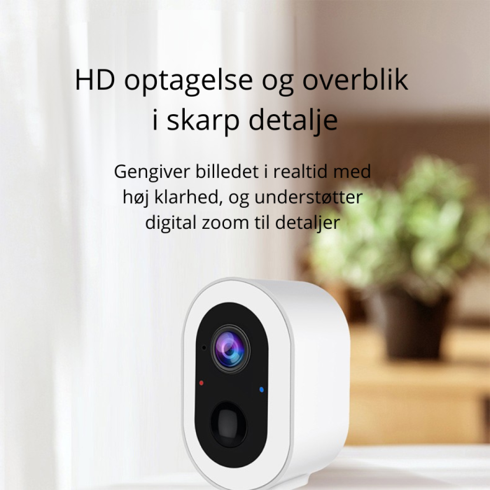 DanGear 4MP WiFi overvågningskamera med stort batteri - Image 7