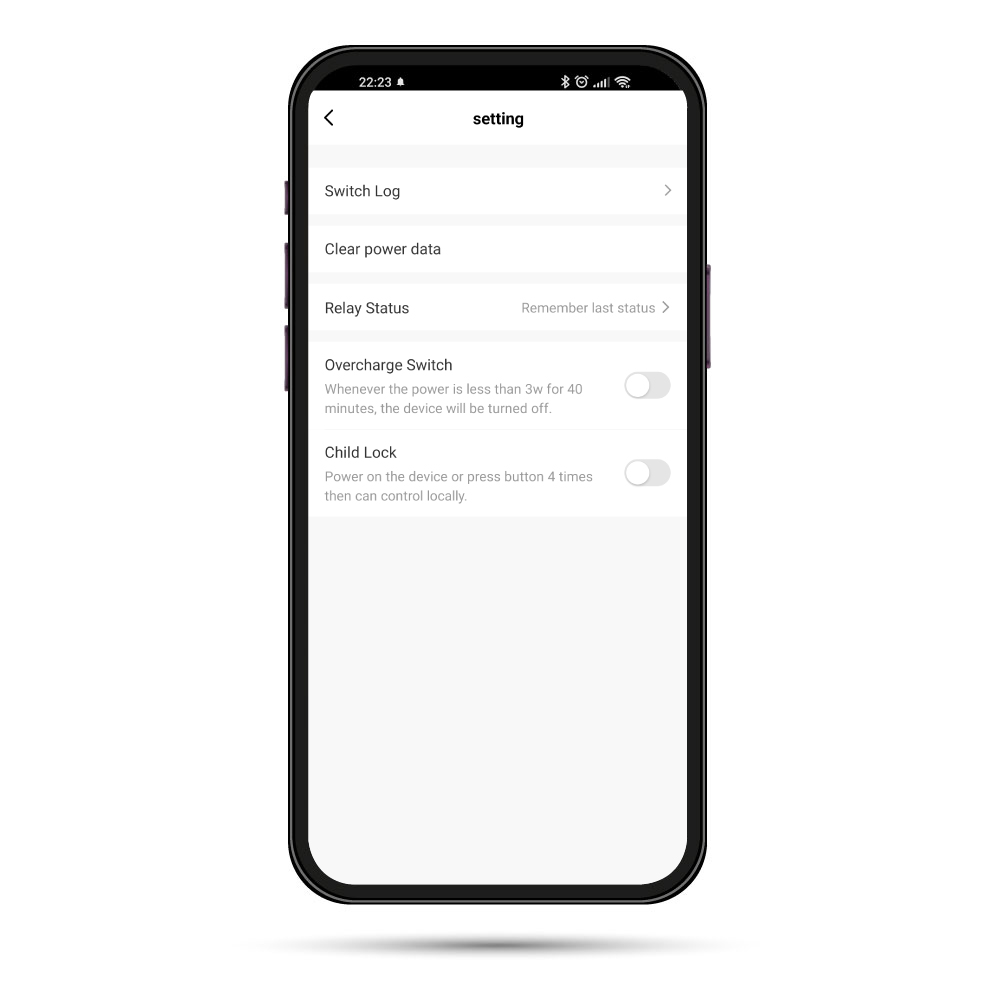 DanGear alarmsystem historik i smartlife app på telefon