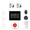 DanGear touch WiFi & 4G alarmsystem med 2 batteri PTZ kameraer mini pakke
