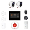 DanGear touch WiFi & 4G alarmsystem med 2 batteri kameraer mini pakke