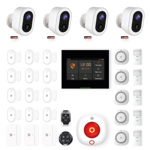 alarmsystem med 1 kamera mini pakke