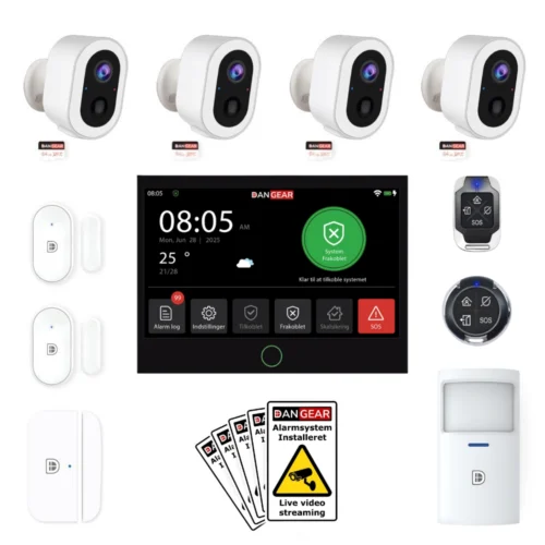 trådløs udendørs overvågning