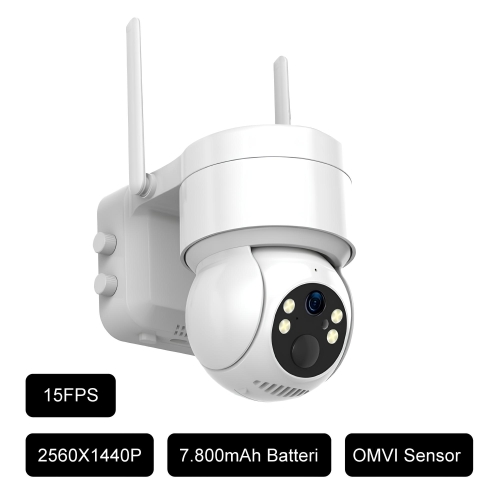 6MP WiFi PTZ overvågningskamera lille pakke