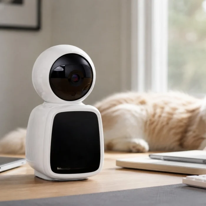 DanGear 4MP WiFi overvågningskamera med skærm og tovejs video og lodret/vandret tracking - Billede 3