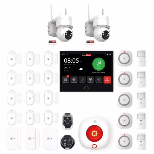 4G alarmsystem uden abonnement pakke