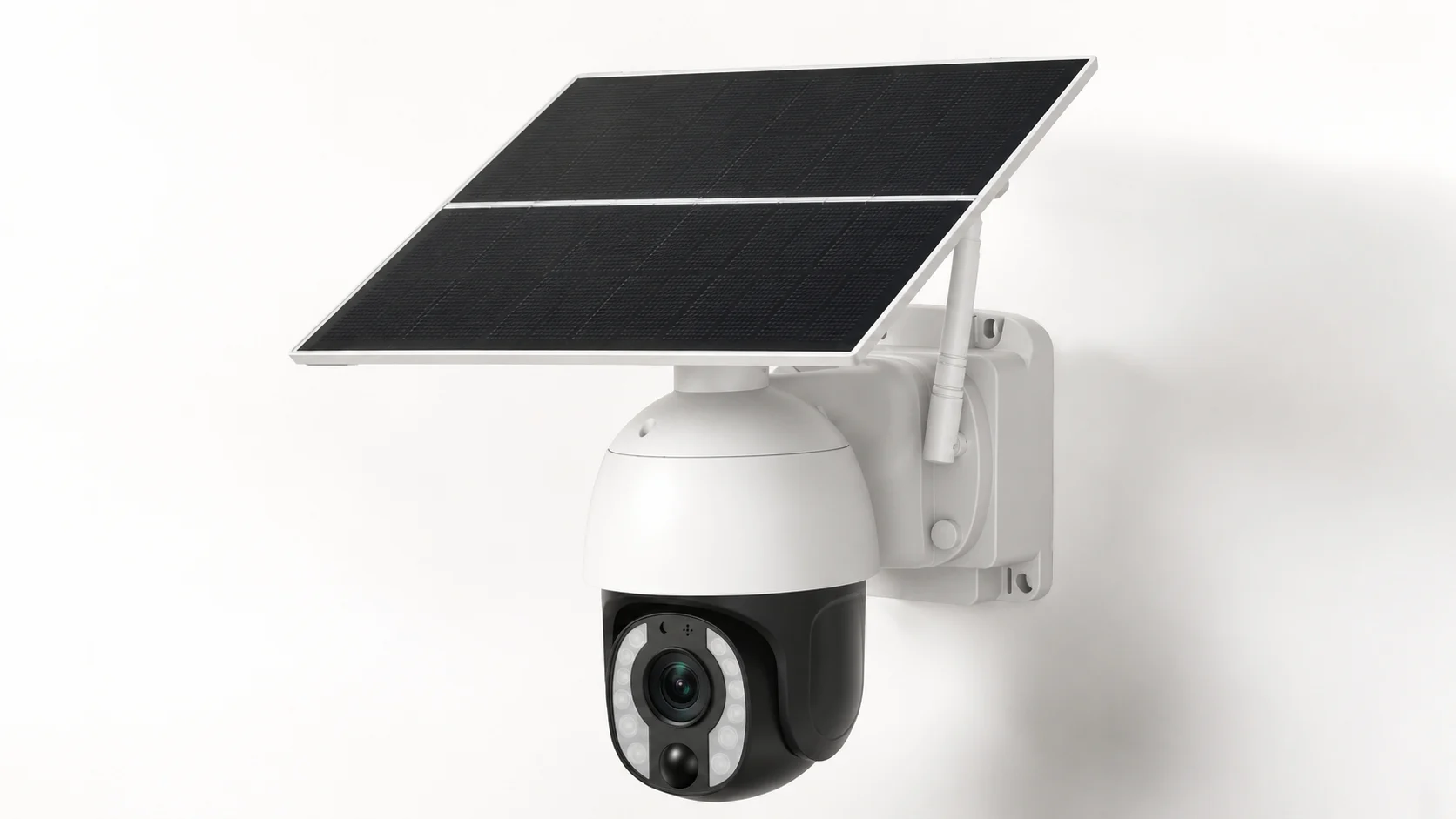 DanGear 5MP 4G PTZ overvågningskamera med solcelle varebillede 4G PTZ solcelle batteri overvågningskamera 20x optisk zoom
