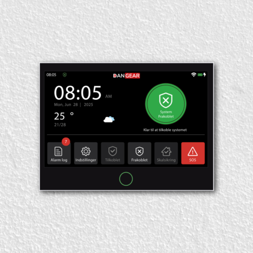 alarmsystem med 2 kameraer lille pakke