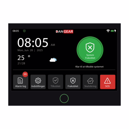 touchskærm alarmpanel WiFi & 4G