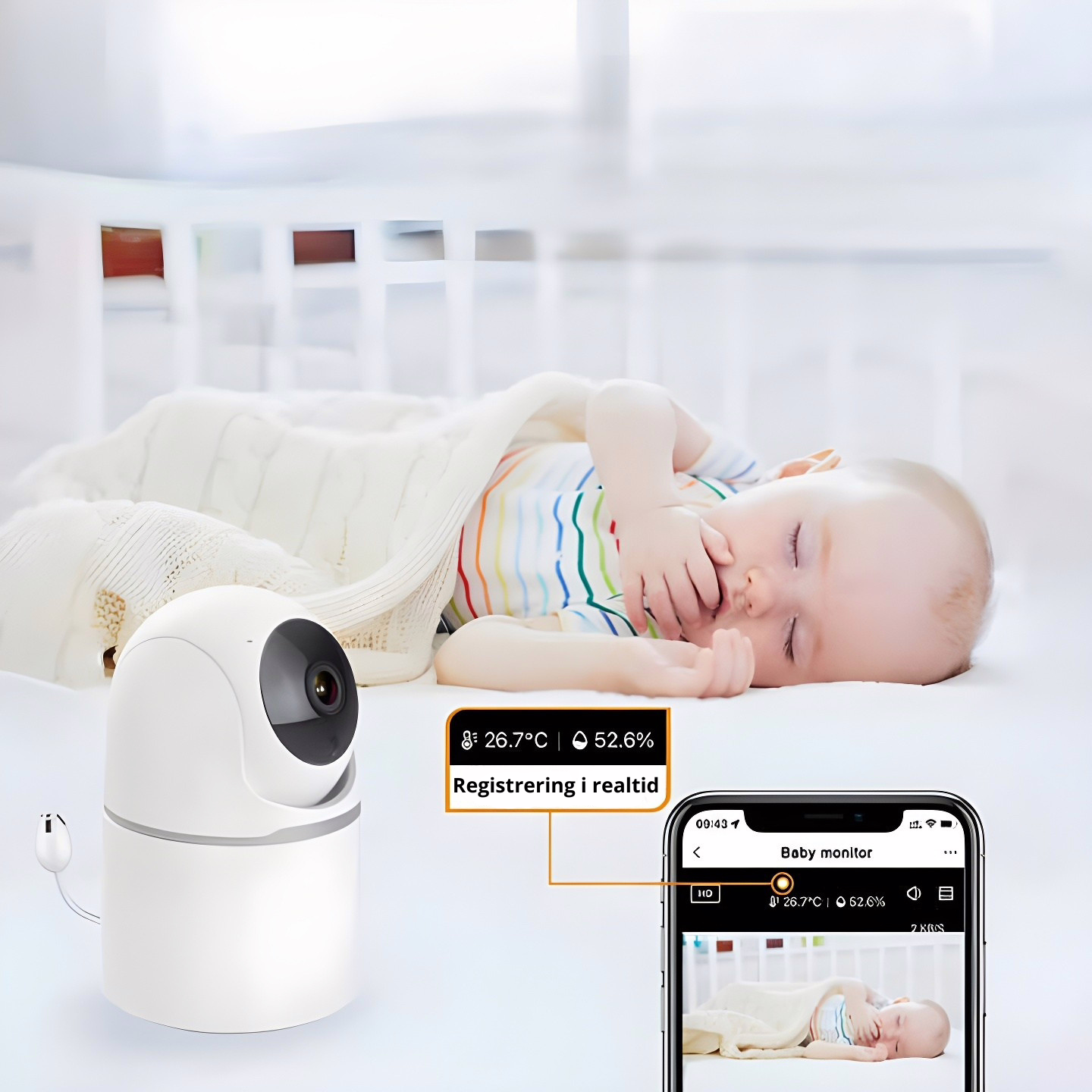 ptz overvågningskamera måling