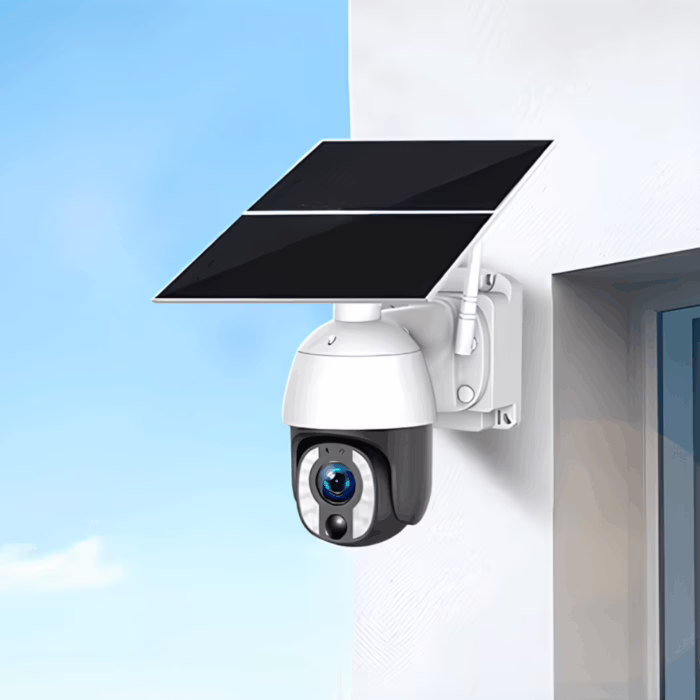 DanGear 5MP 4G PTZ overvågningskamera med mega batteri og solcelle - Billede 2