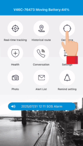 Brugsanvisning til 4G GPS smartwatch med faldalarm
