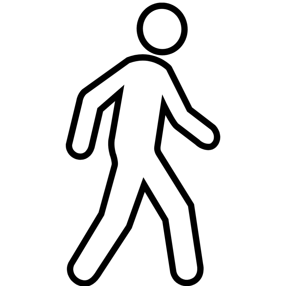 motion tracking Ikon for bevægelsesalarm.