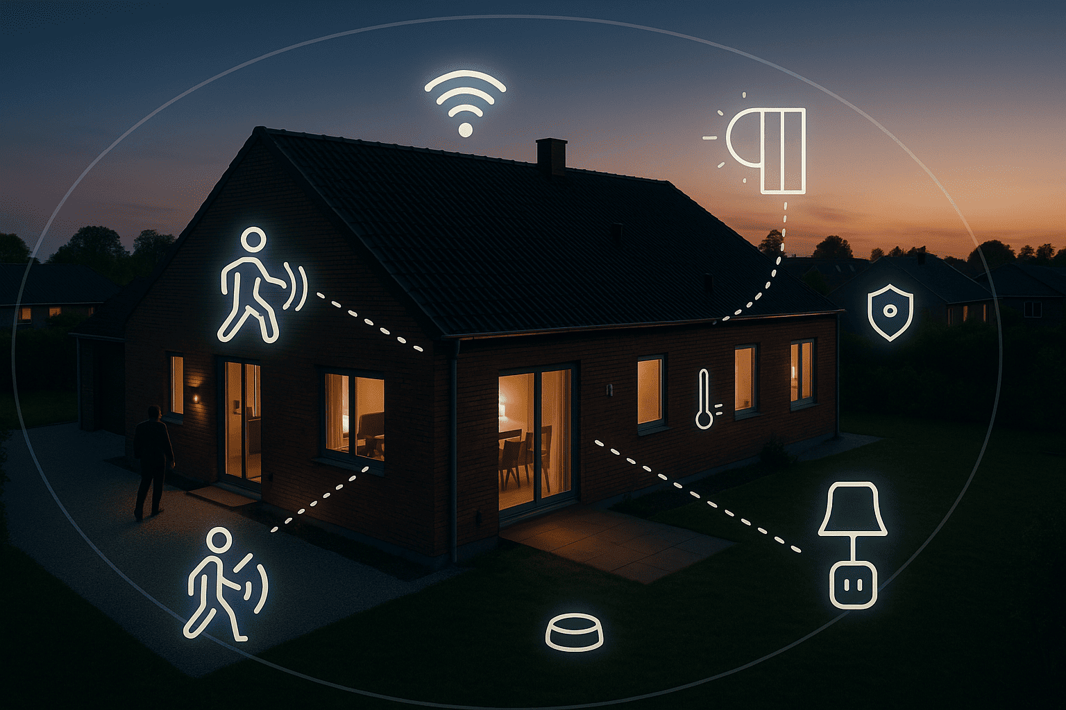 Smart hjem med Inspiration og komplet guide til smart home automatiseringer i SmartLife appen og sikkerhed