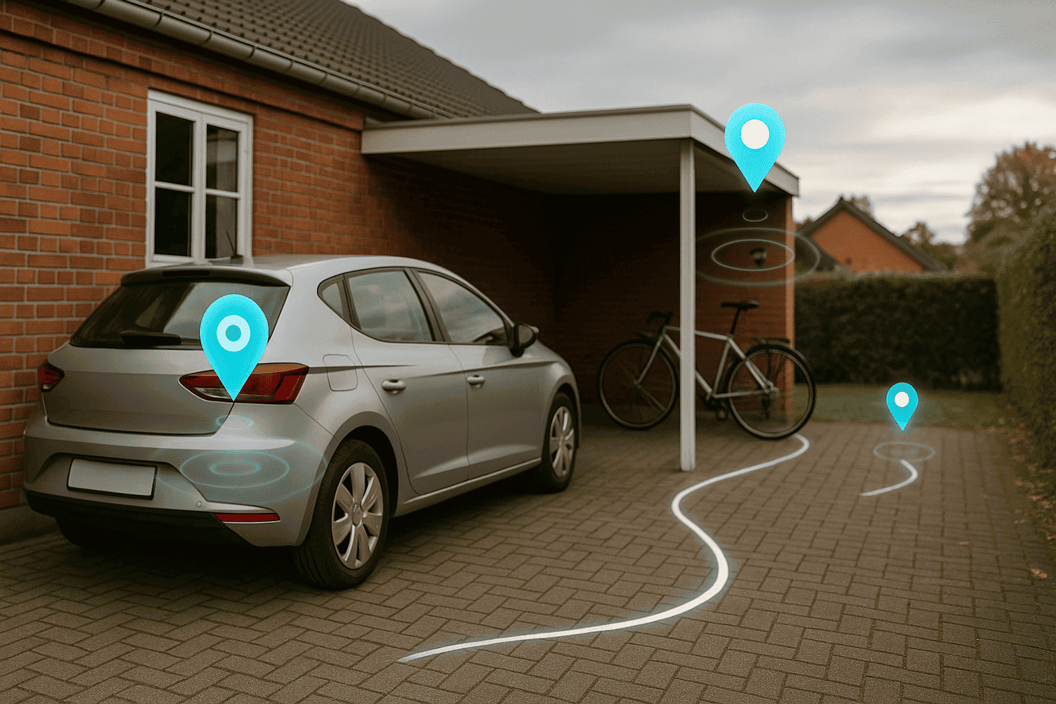 GPS trackere til bil, cykel, kæledyr, personer og værdier