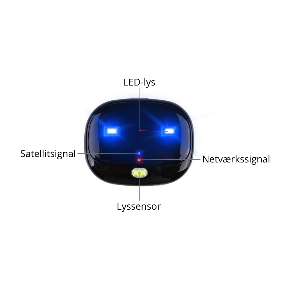 gps tracker til kat lys-2 GPS tracker til kat