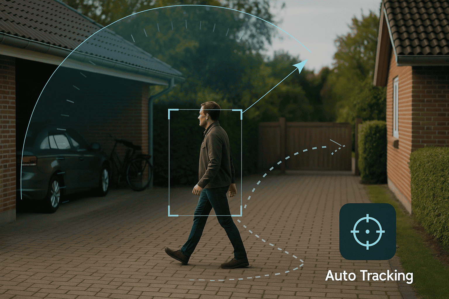 overvågningskamera med auto tracking