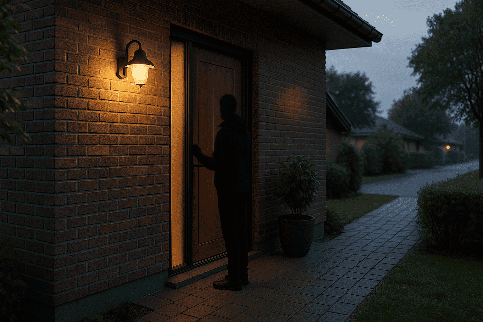smart home videodørklokke