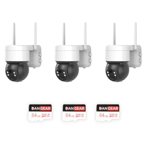 4MP WiFi PTZ overvågningskamera med autotracking mellem pakke