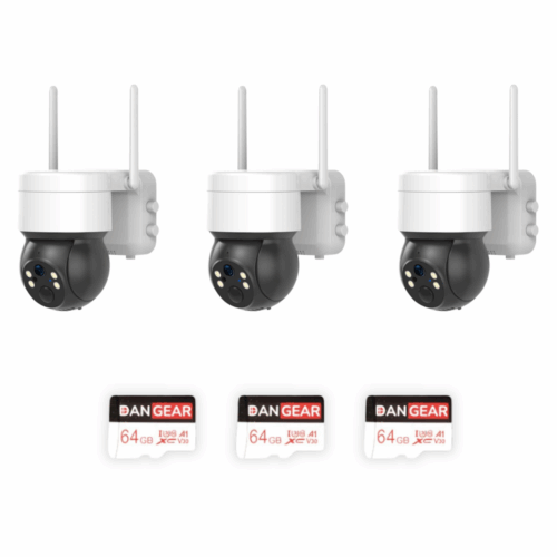 4MP WiFi PTZ overvågningskamera med autotracking mellem pakke