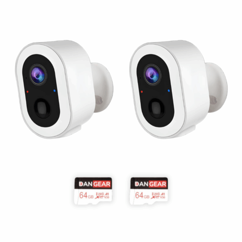 4MP WiFi overvågningskamera med stort batteri lille pakke