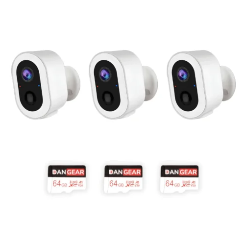 4MP WiFi overvågningskamera med stort batteri mellem pakke