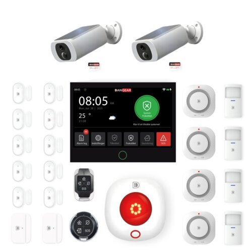 4MP 4G PTZ overvågningskamera med batteri og solcelle