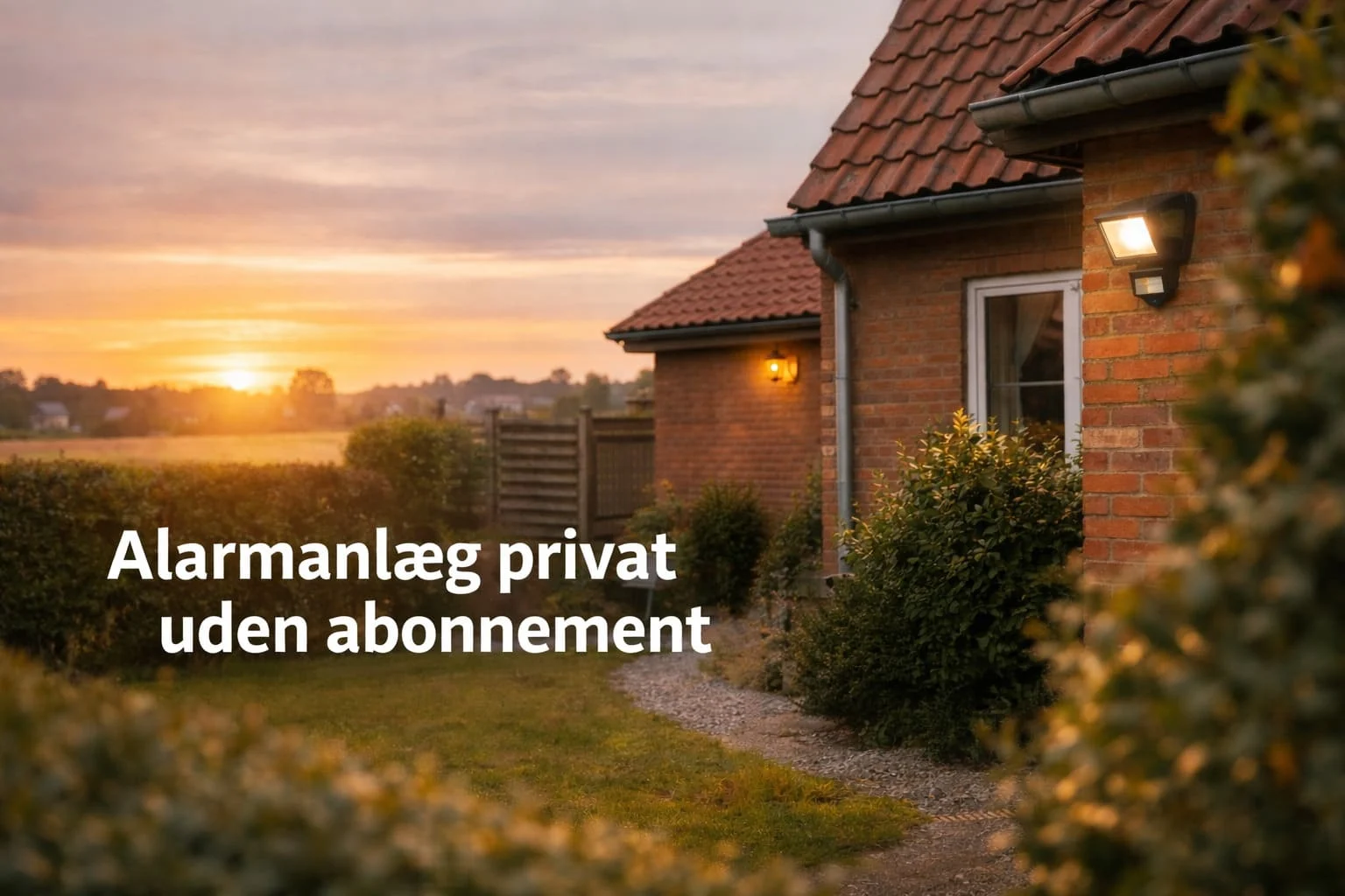 Alarmanlæg privat