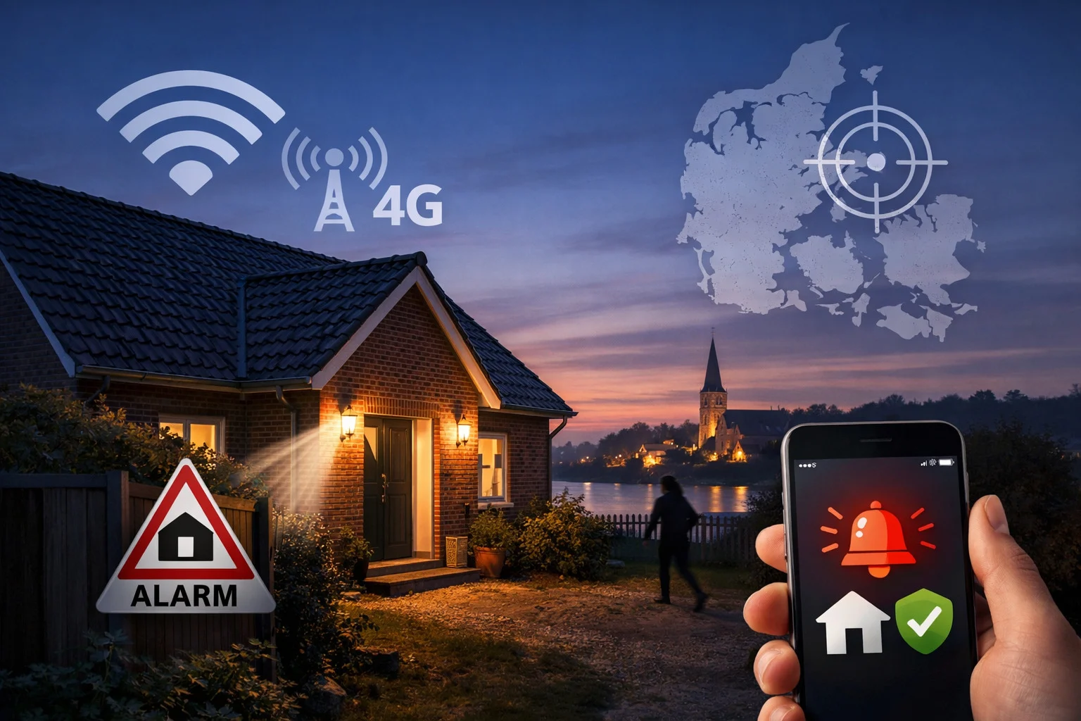 Bolig alarm uden abonnement