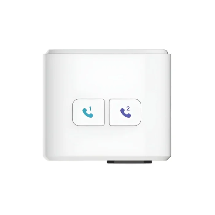 DanGear 4MP WiFi overvågningskamera med skærm og tovejs video og to telefonknapper