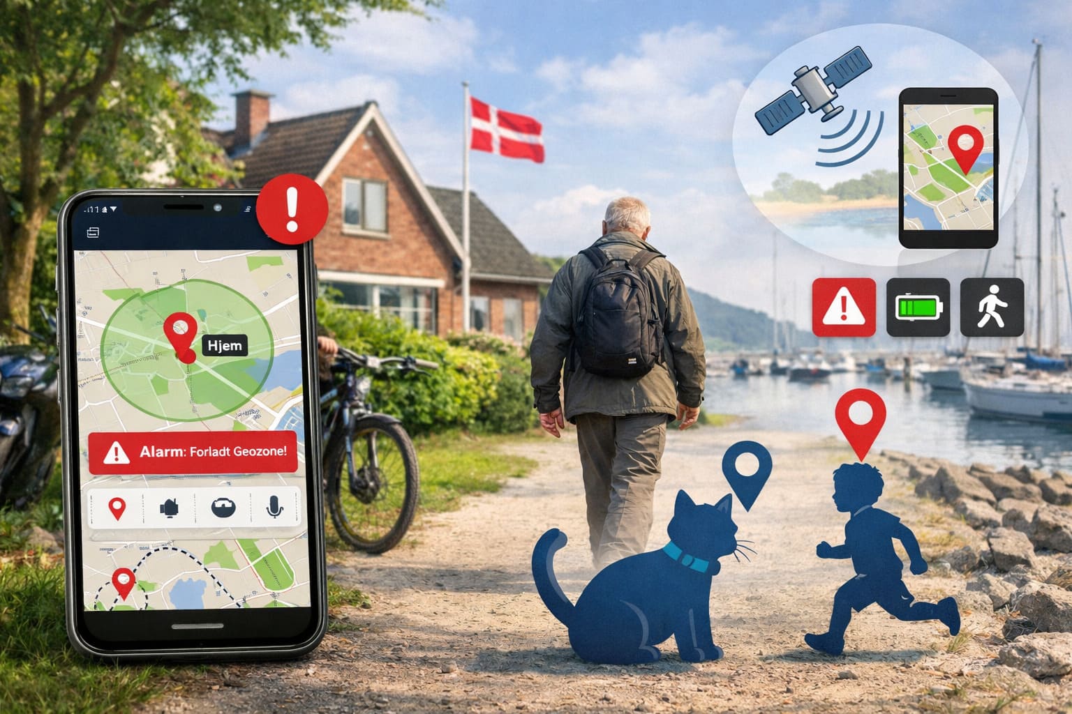 Billede af lille GPS funktioner og brugseksempler