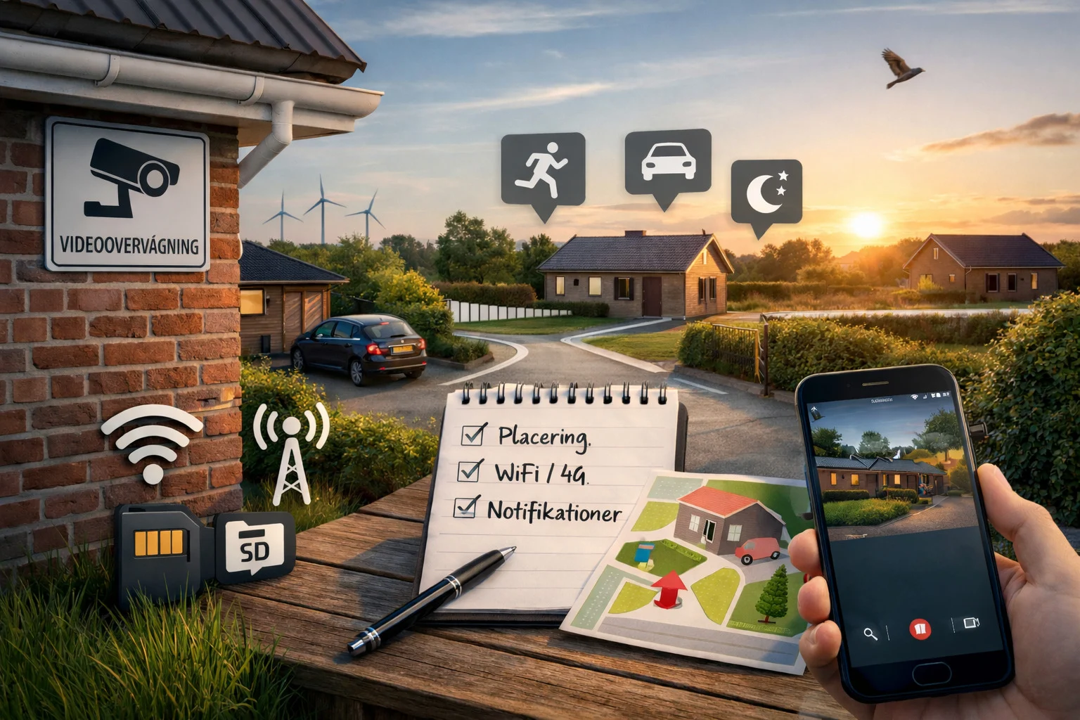 Opsætning af videoovervågning