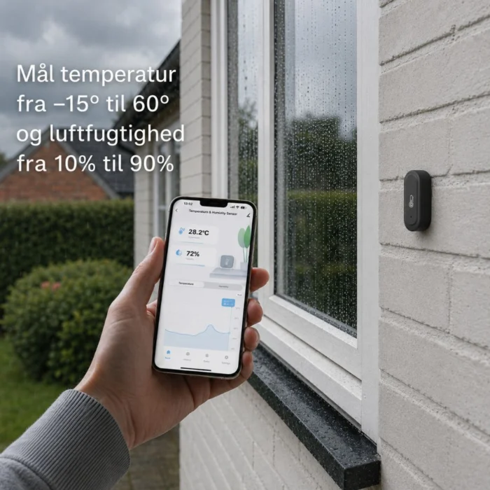 Termometer og fugtighedssensor målinger