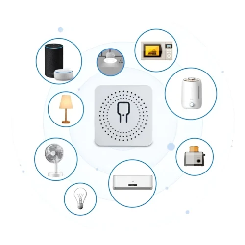 billedet viser smart switch produkt der kan bruges til forskellige enheder