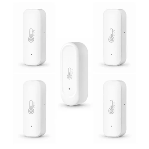 5 pak smart udendørs og indendørs WiFi termometer og fugtighedssensor